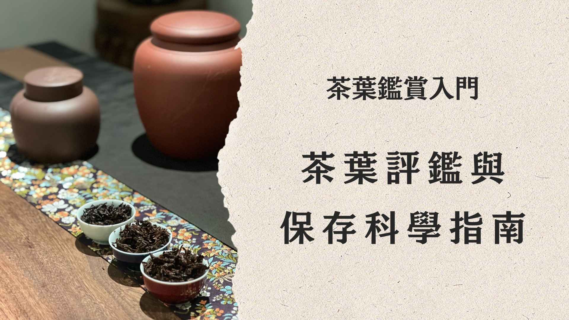 茶葉鑑賞入門：茶葉評鑑與保存科學指南｜茶葉批發推薦