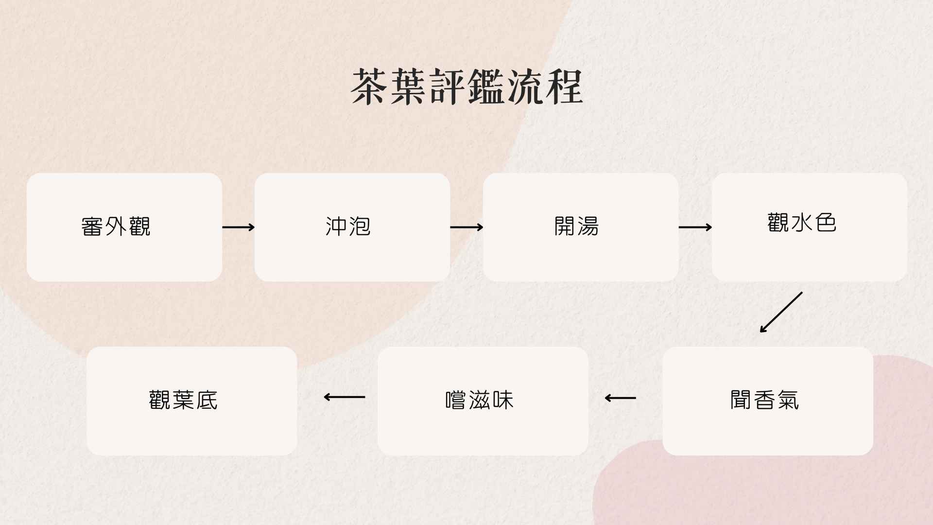 茶葉評鑑流程